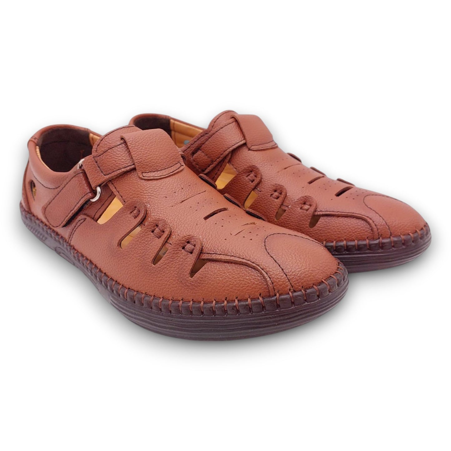 Mova Comfort Fit Rexine Roman RO51-Mustard