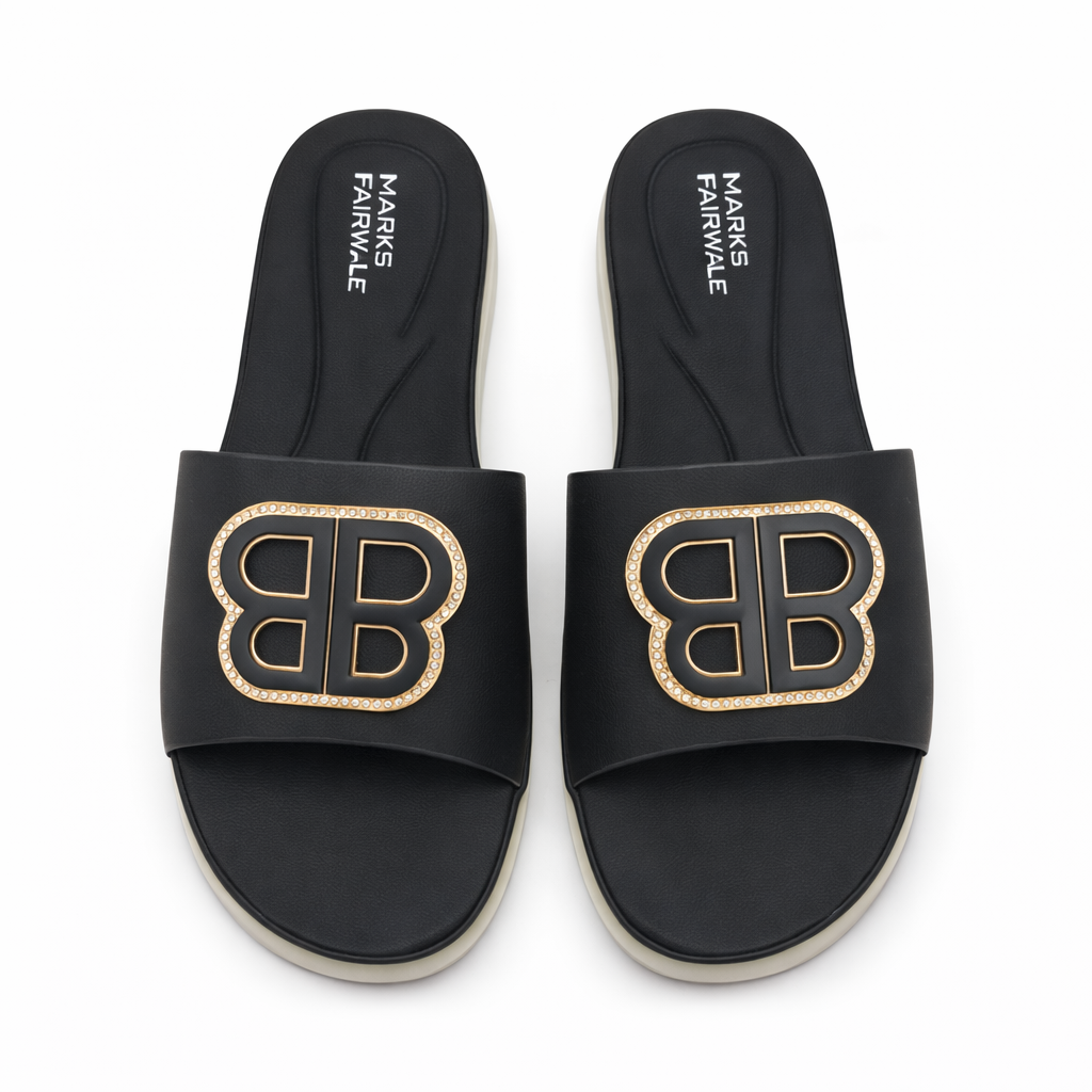 Women Premium Slippers 1908 - Black