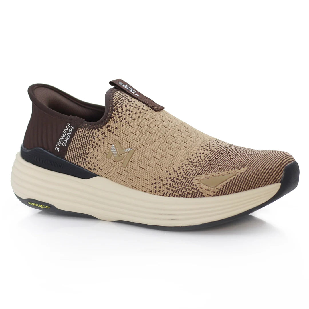MaxCushion Slip On Sneakers Active Comfort 2406–Brown
