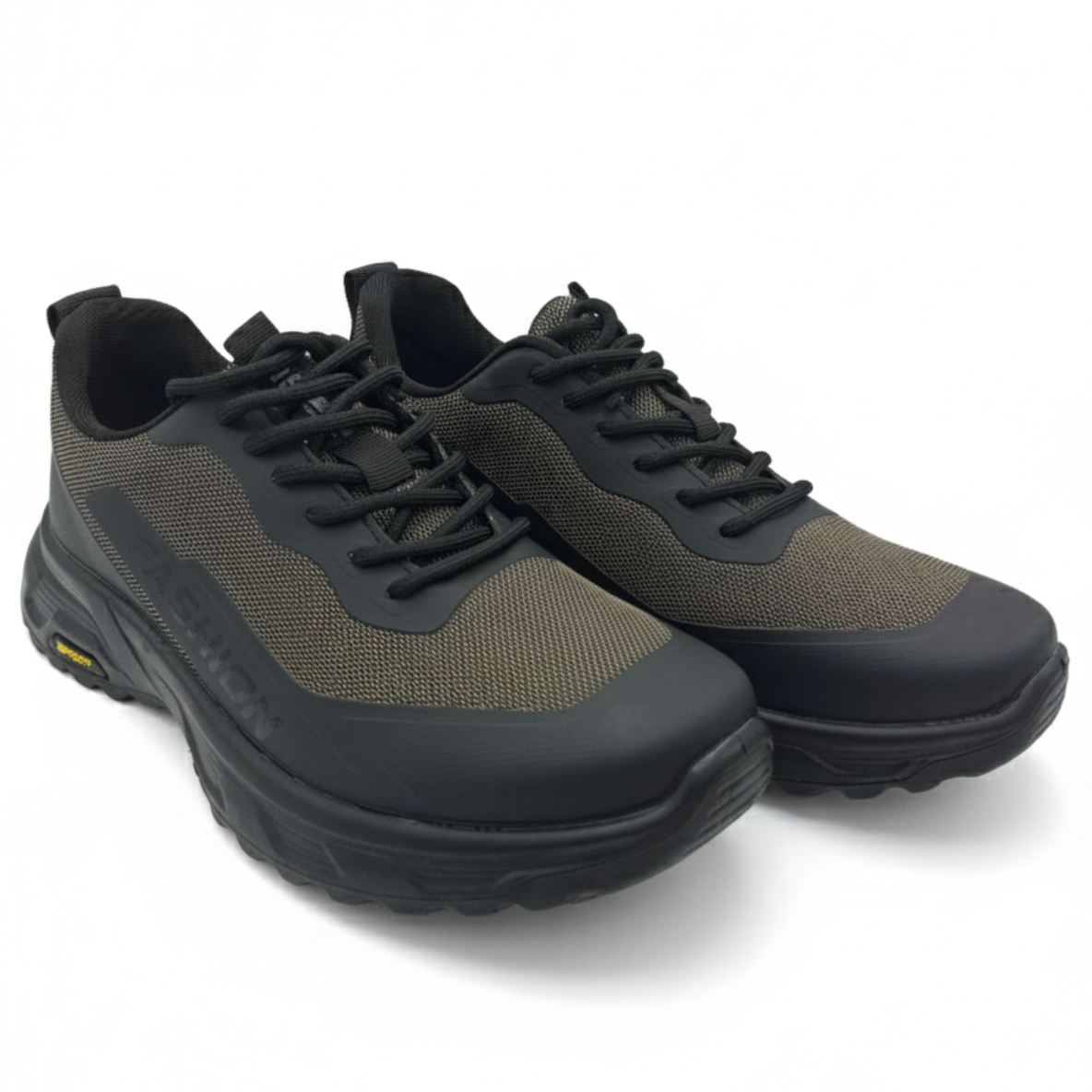 Men’s Black Mesh Running Shoes 855 - Khaki