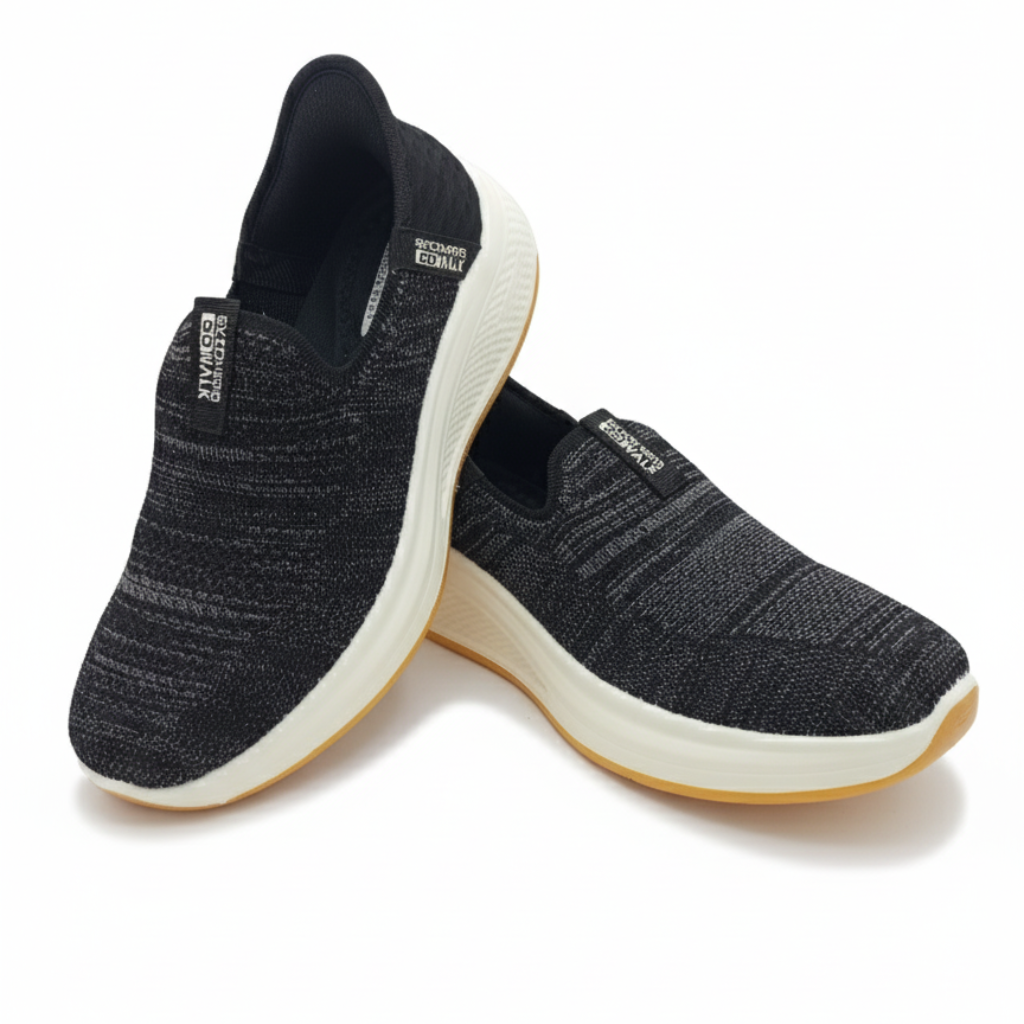 Everyday Knit Slip Ons RX6612 - Black