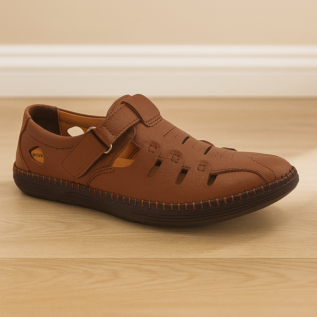 Mova Comfort Fit Rexine Roman RO51-Mustard