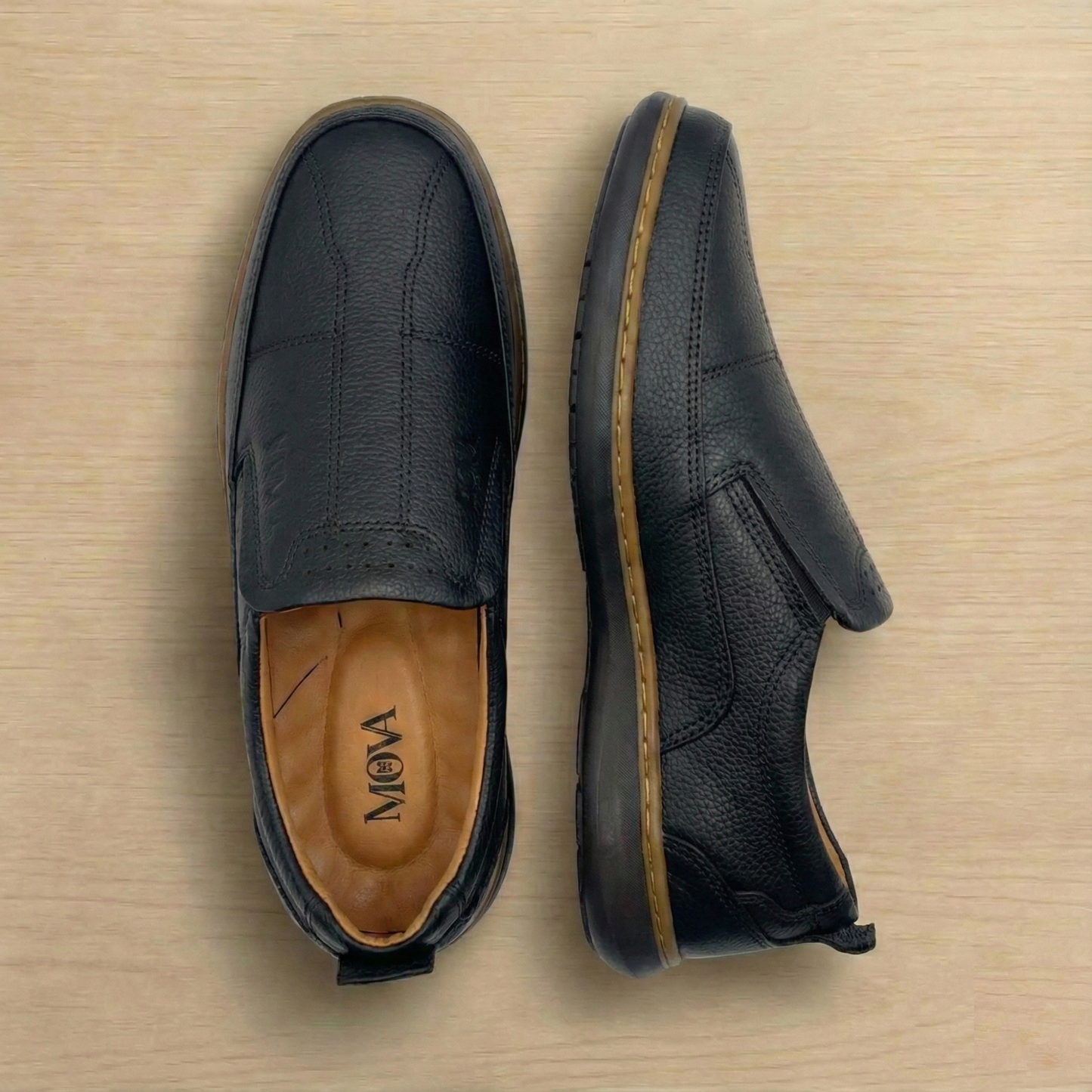 Mova Leather Casual MU20 - Black