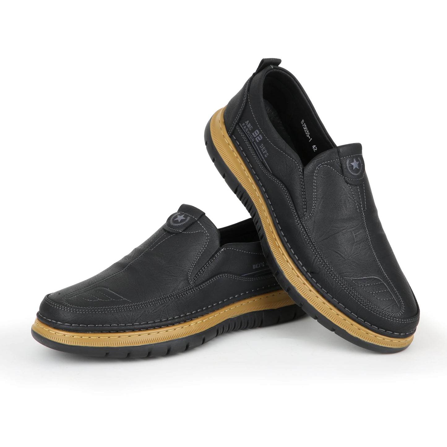 Elite Casual Slip on BJ35 - Black