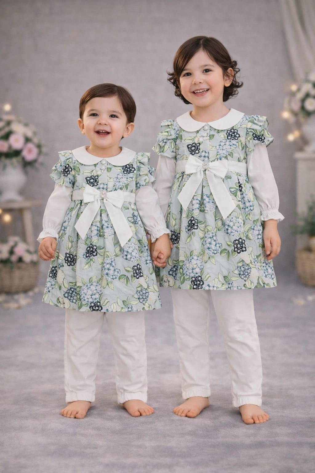 MOVA Royale Floral Bow Set - Sage Green