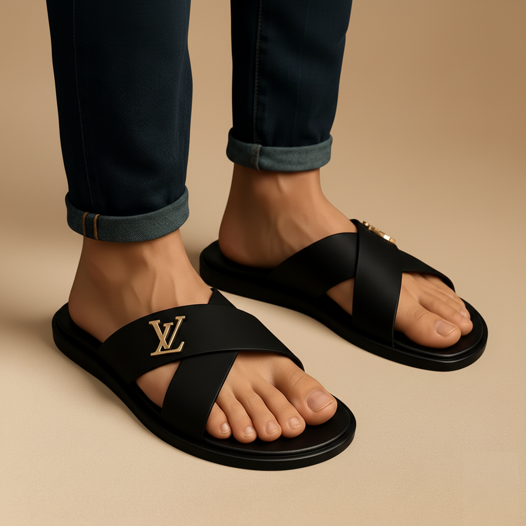 Mova Comfort Velvet Walks Slippers 2069 - Black
