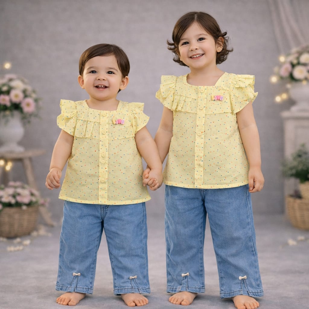 MOVA Blossom Charm Top & Pant Set - Butter Yellow