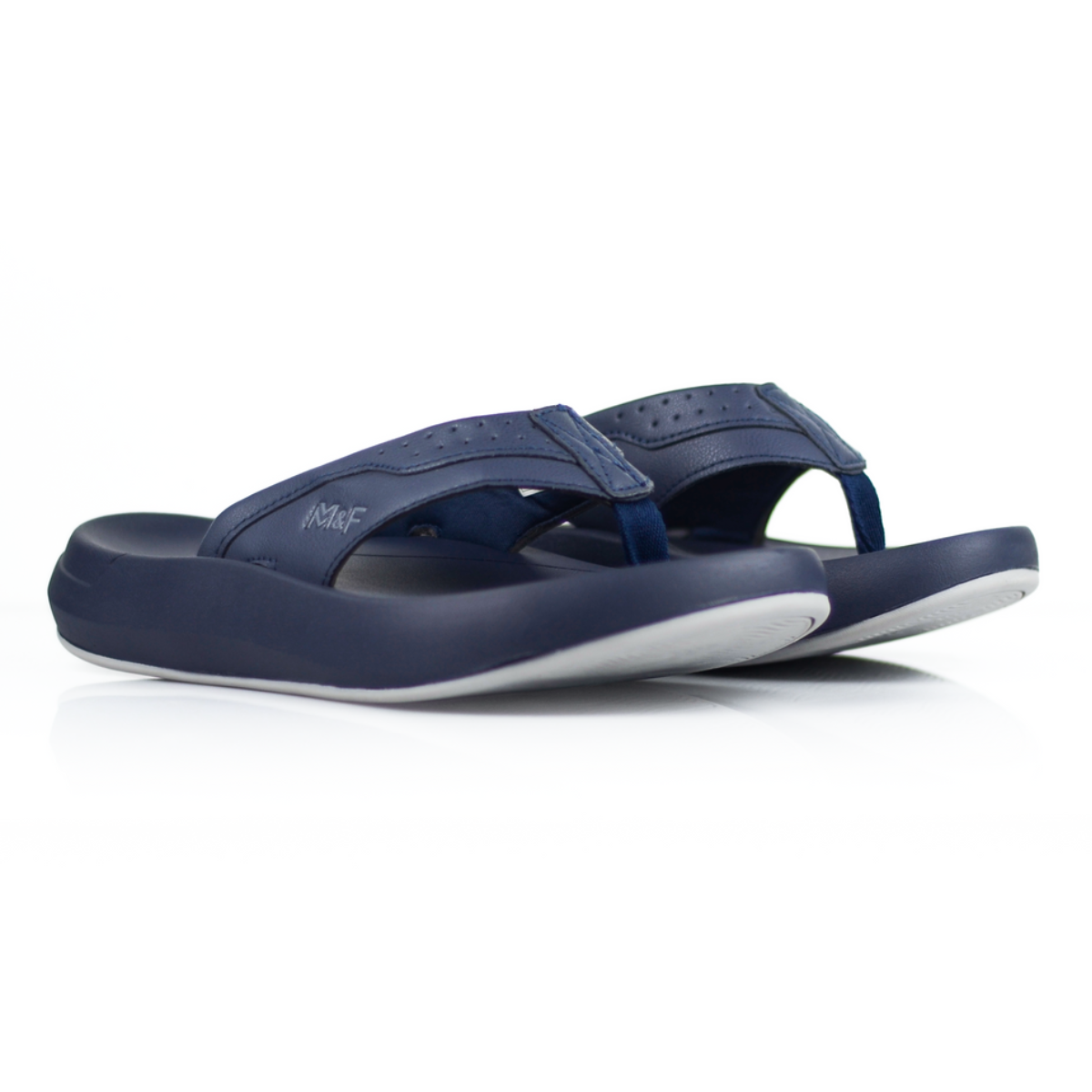 Mova Comfort Flip Flops Slippers 66801 - Navy