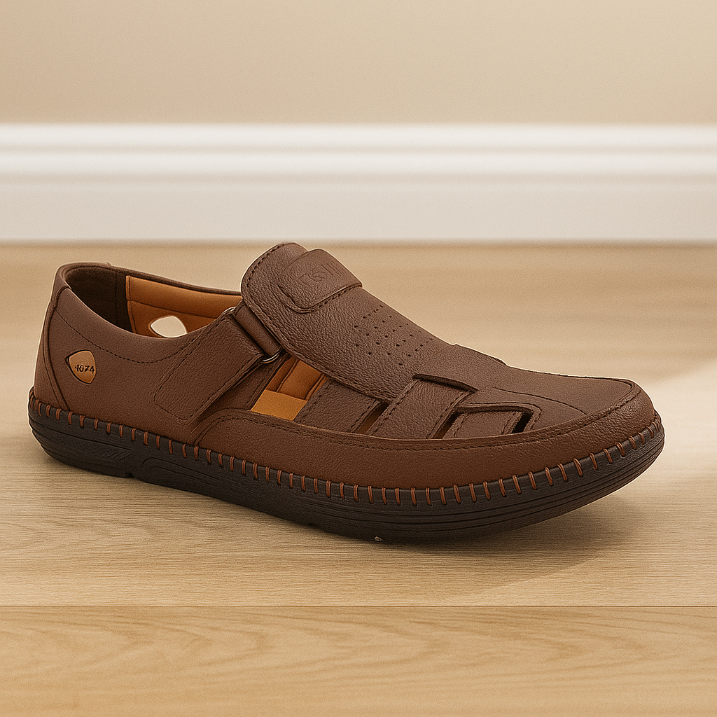 Mova Comfort Fit Rexine Roman RO53-Brown