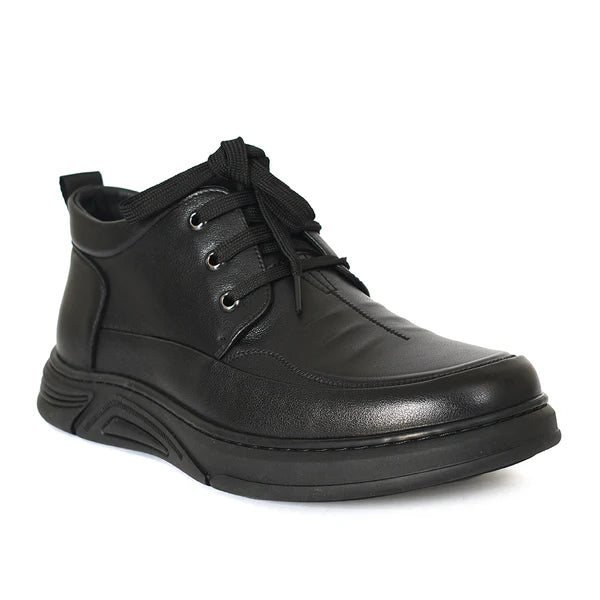 Classic Laceup Ankle Boots BJ88 - Black