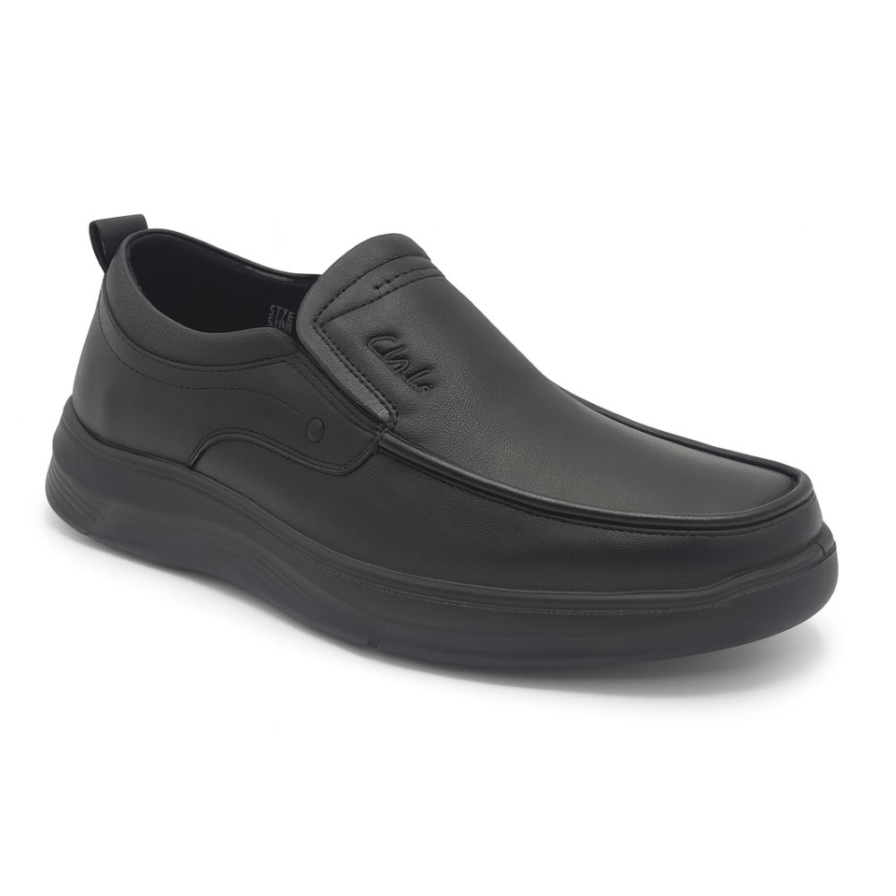 Elite Casual Slip on S727 - Black