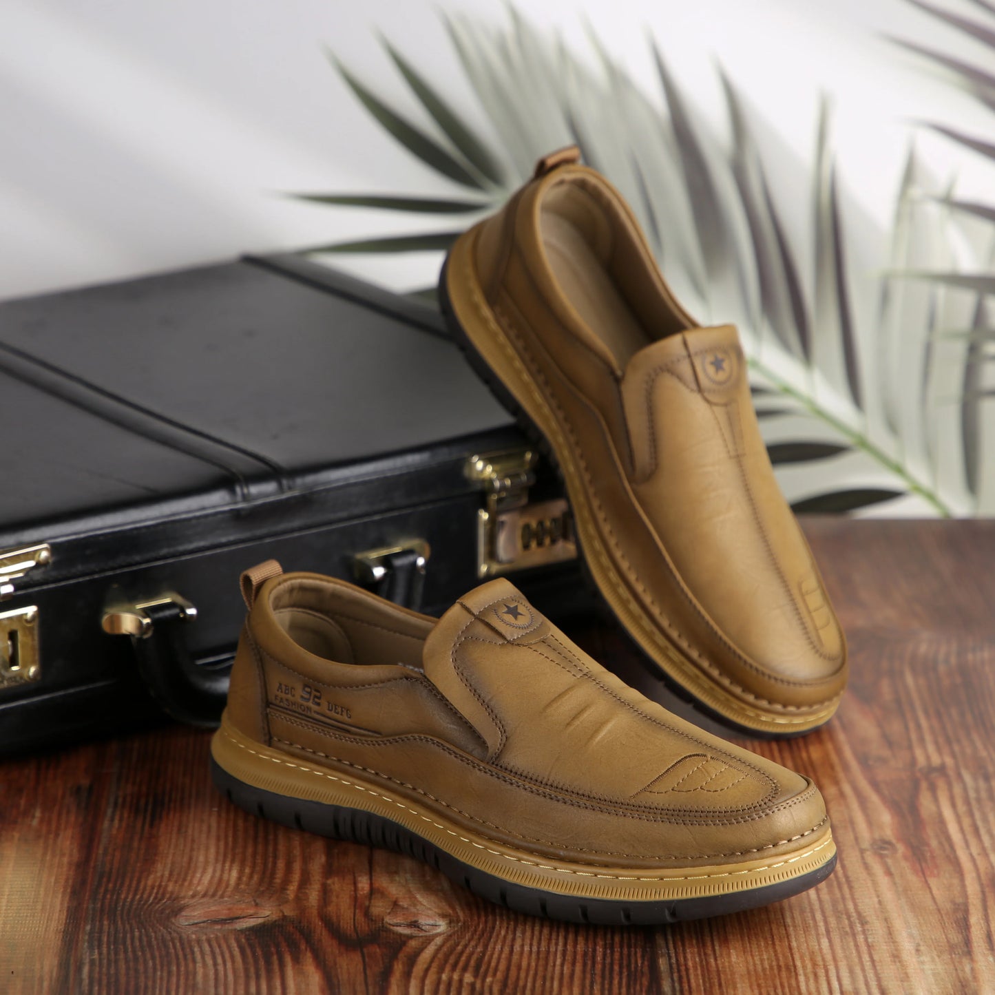 Elite Casual Slip on BJ35 - Brown