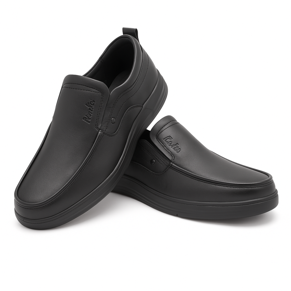 Elite Casual Slip on S727 - Black