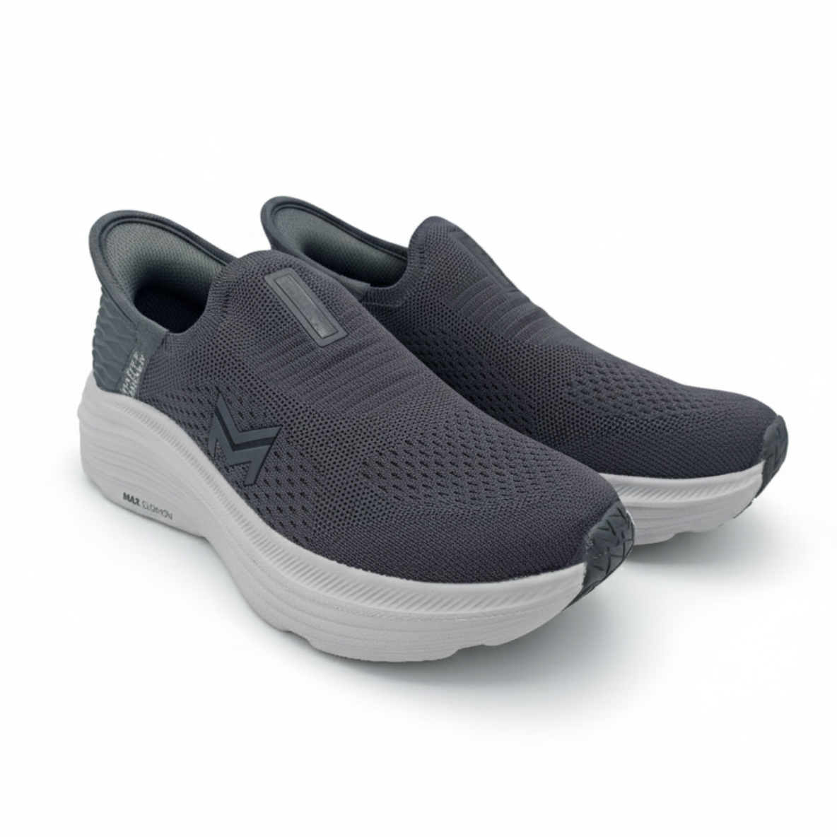 Max Cushion Slip On Sneakers 998 – Dark Grey