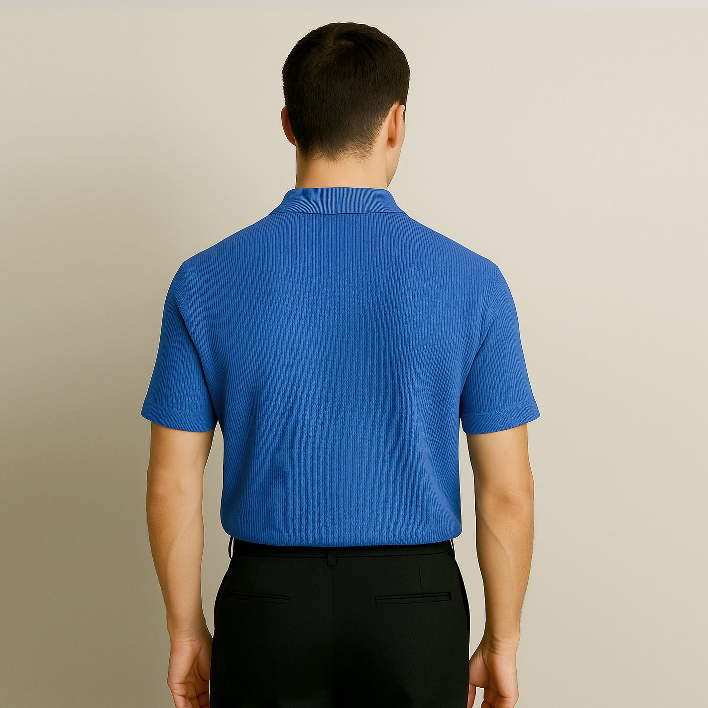 Men’s Polo Azure Blue