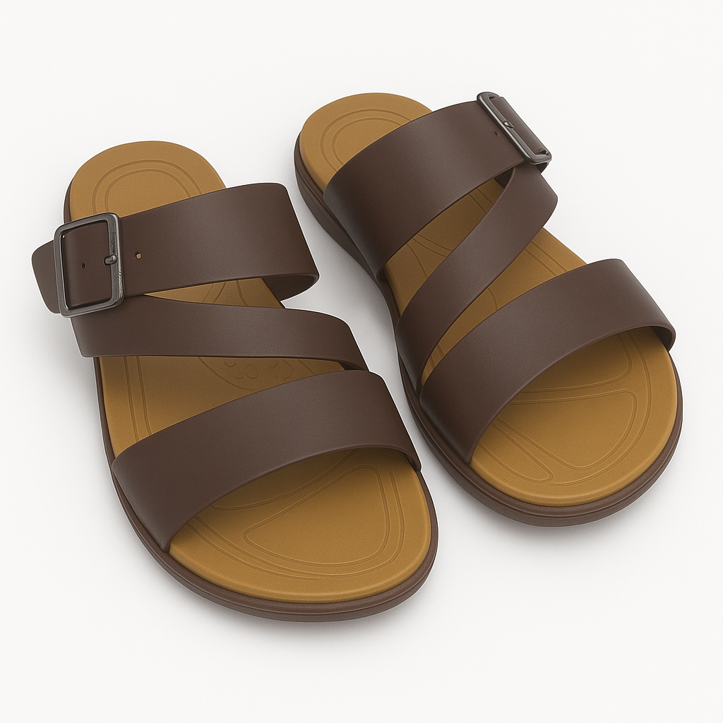 Mova Men’s Easy SlipOn Slippers B6022-Cofee