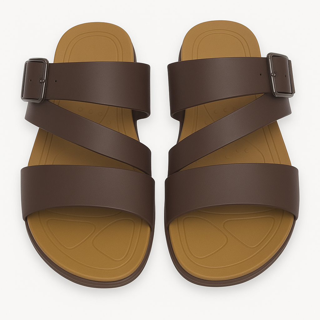 Mova Men’s Easy SlipOn Slippers B6022-Cofee