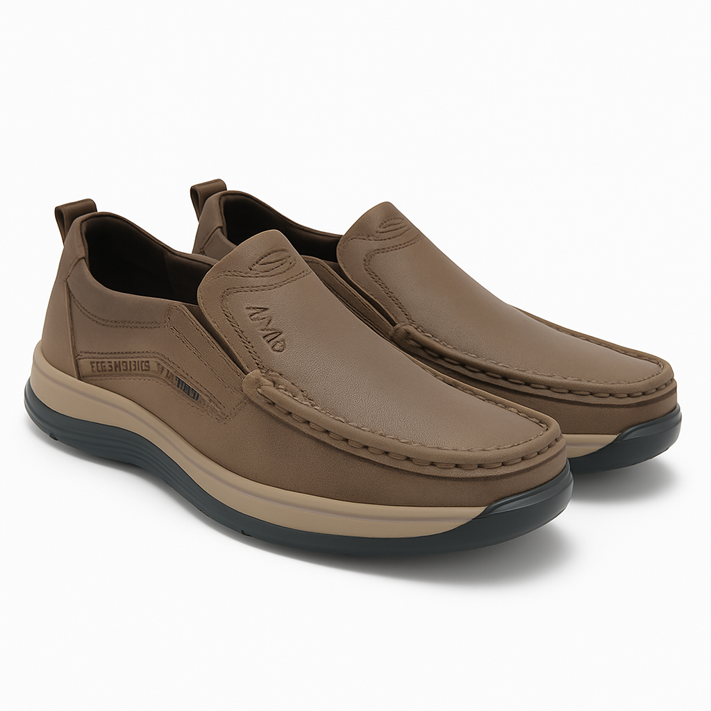 Elite Casual Slip on S715 - Brown