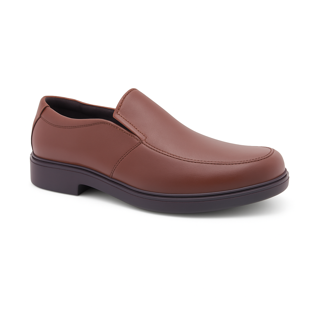 Mova Banker Formal Slip on MF74 - Brown