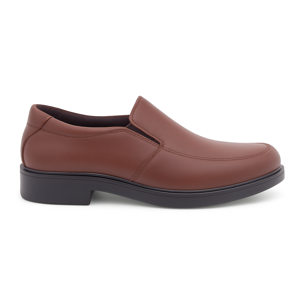 Mova Banker Formal Slip on MF74 - Brown
