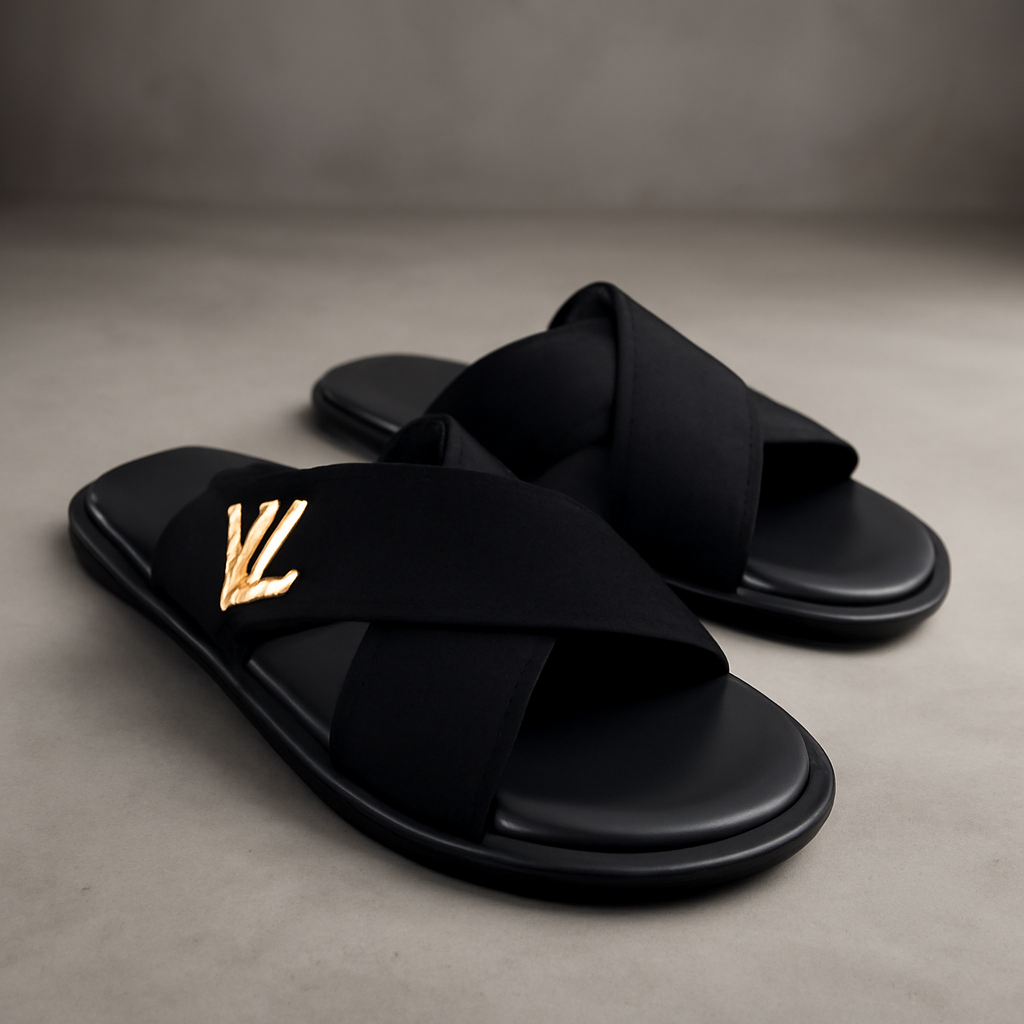 Mova Comfort Velvet Walks Slippers 2069 - Black