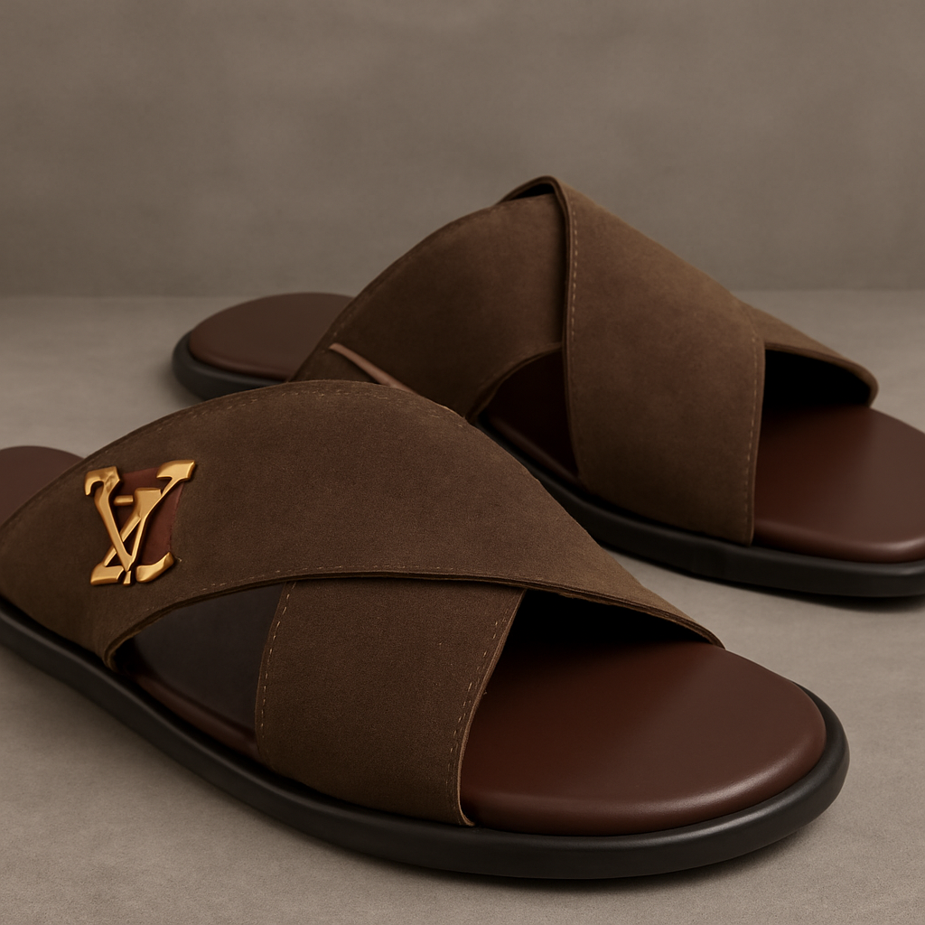 Mova Comfort Velvet Walks Slippers 2069 - Brown