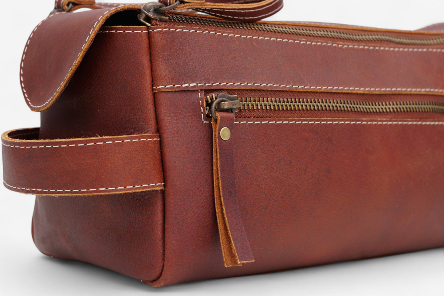 Premium Handcrafted Leather Toiletry Bag