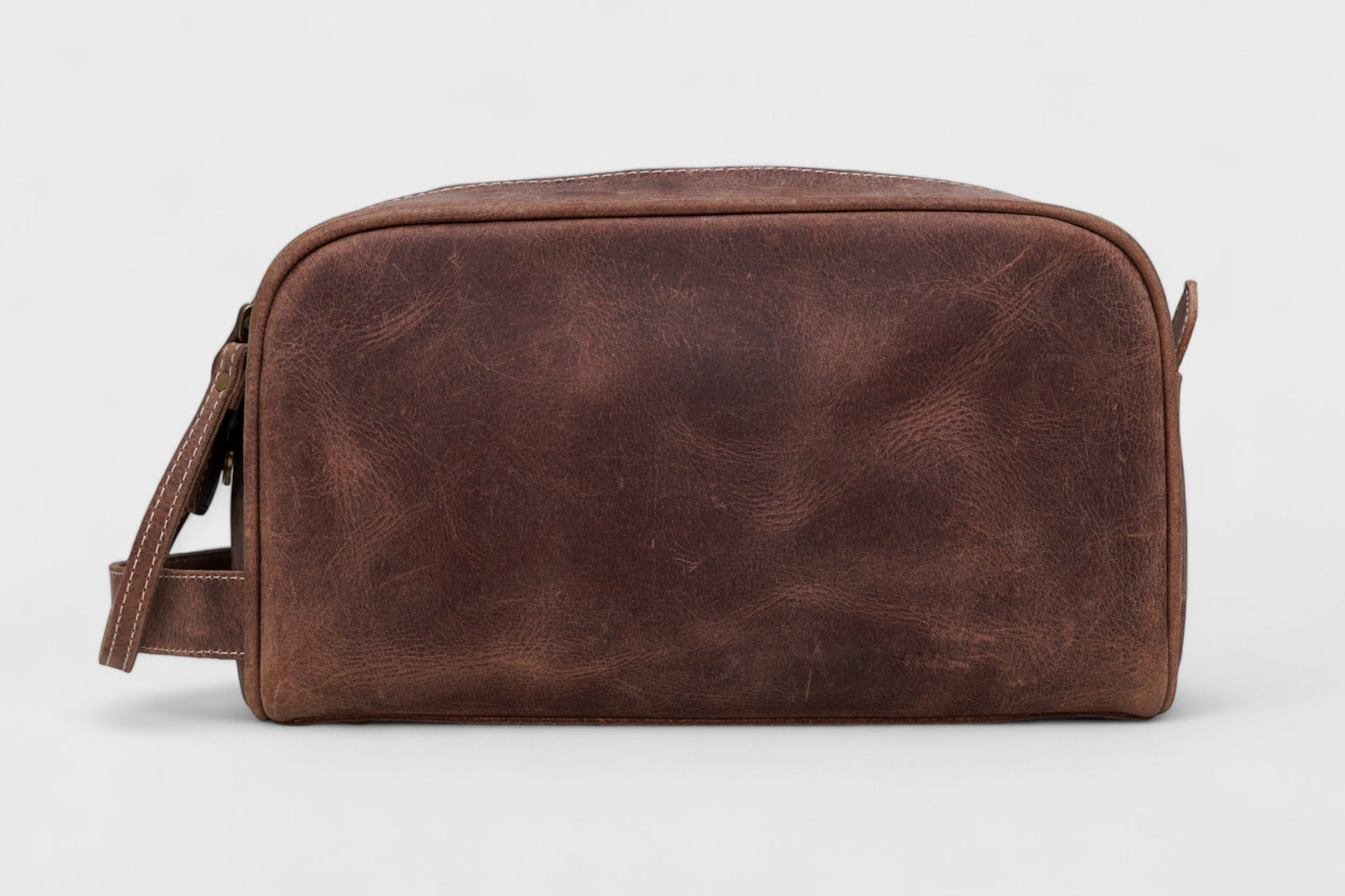 Vintage Leather Toiletry Bag