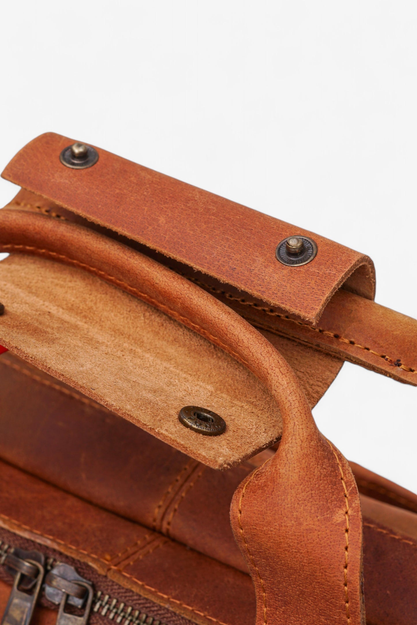 Premium Vintage Brown Leather Laptop Bag