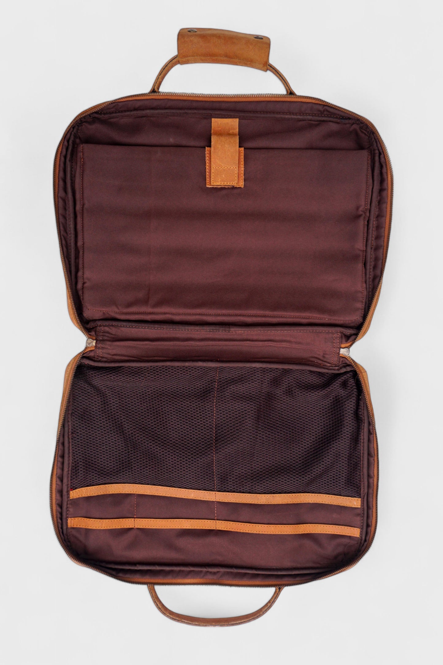 Vintage Leather Laptop Bag Handmade Briefcase