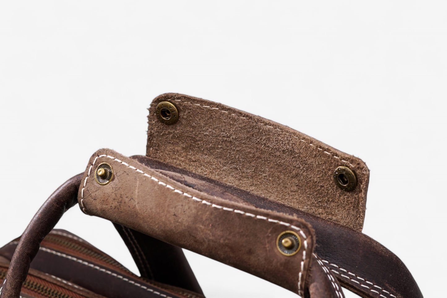 Genuine Leather Laptop Bag Handmade Briefcase with Shoulder Strap