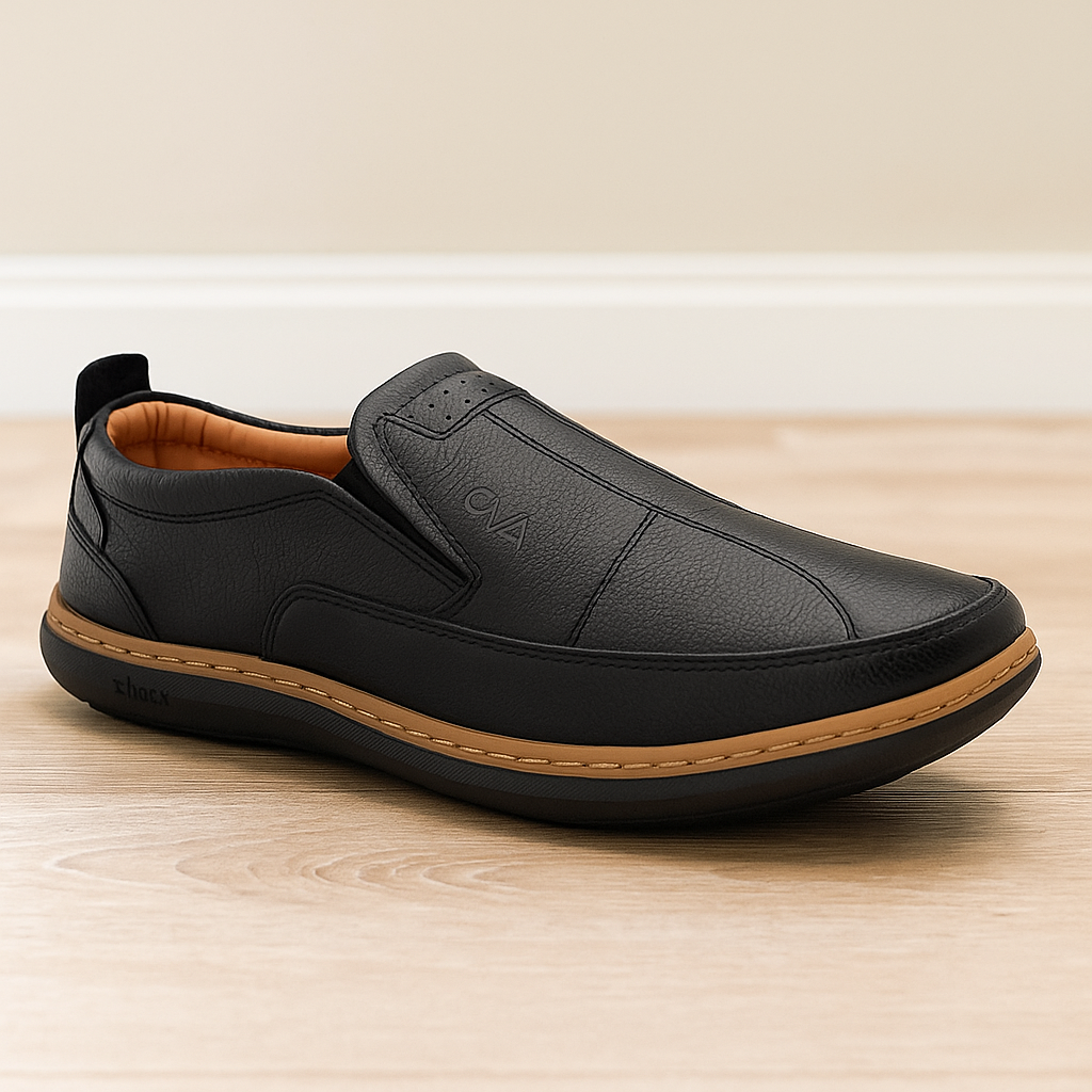 Mova Leather Casual MU20 Black – Mova Shoes - Main Image