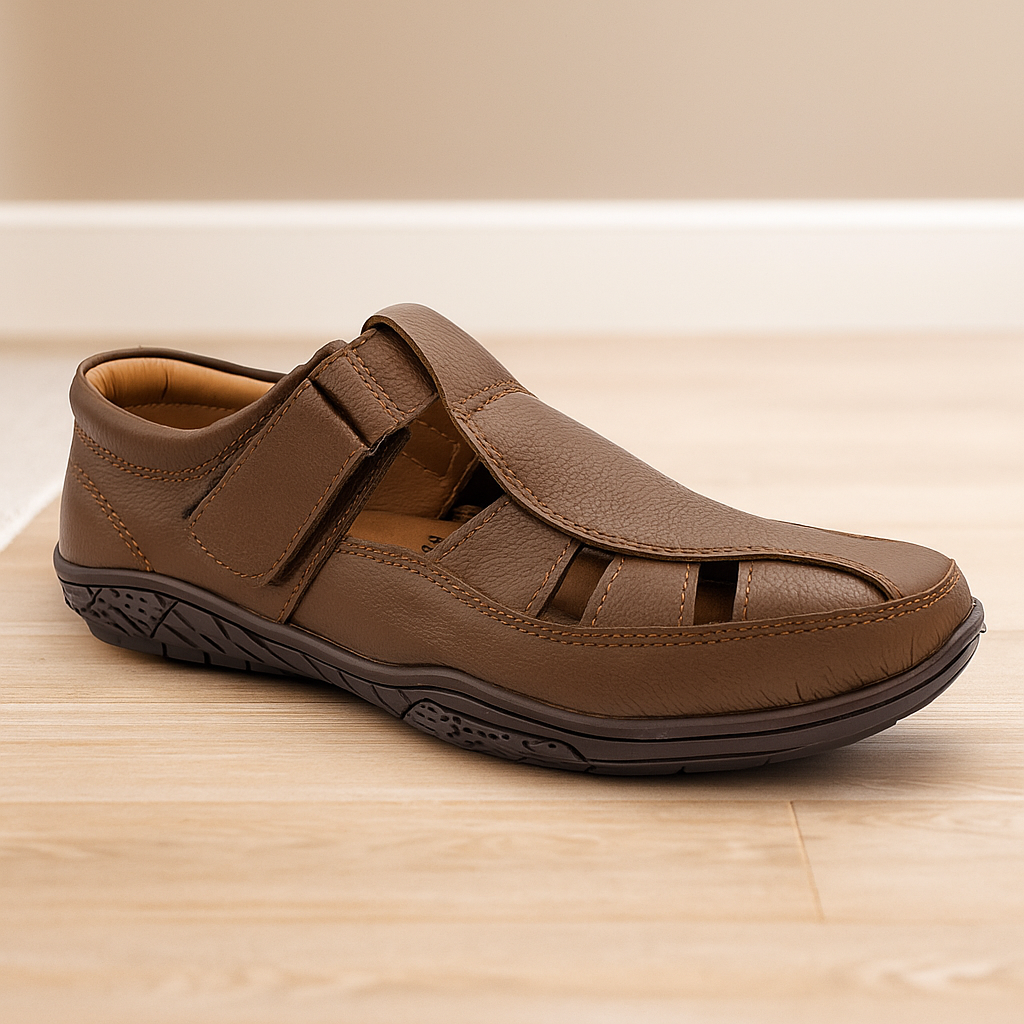 Mova Roman Leather Casual Shoes 2028 - Mustard