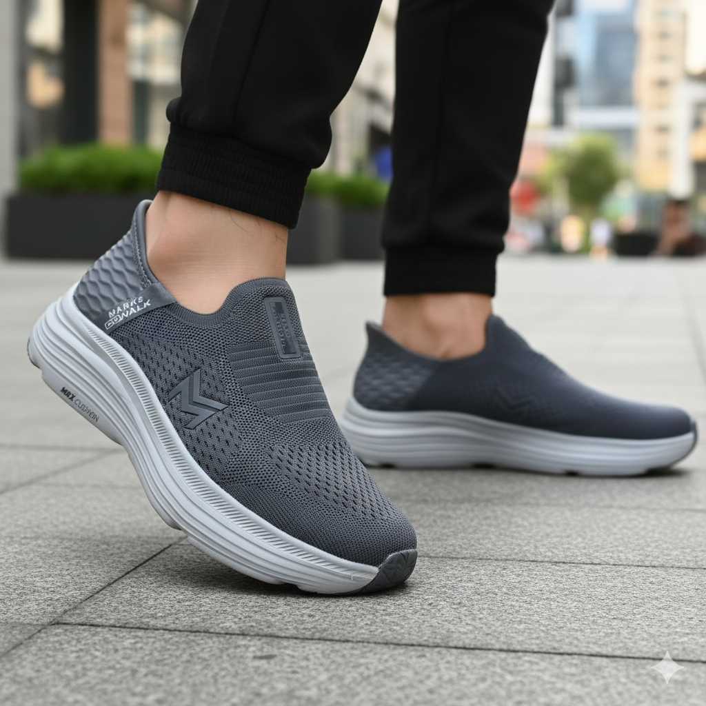 Max Cushion Slip On Sneakers 998 - Dark Grey