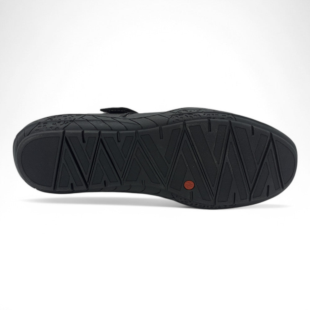 Mova Roman Leather Casual Shoes 2028 - Black