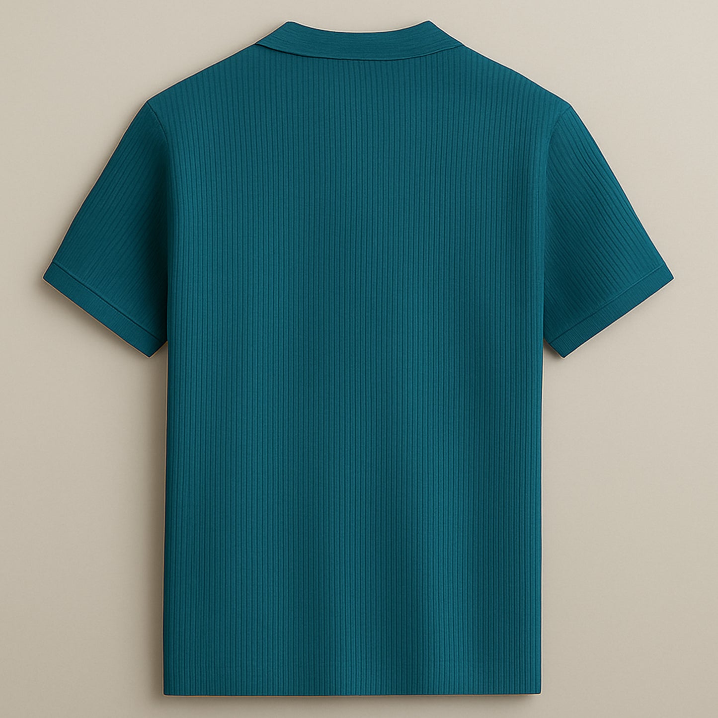 Men’s Polo Teal Ribbed