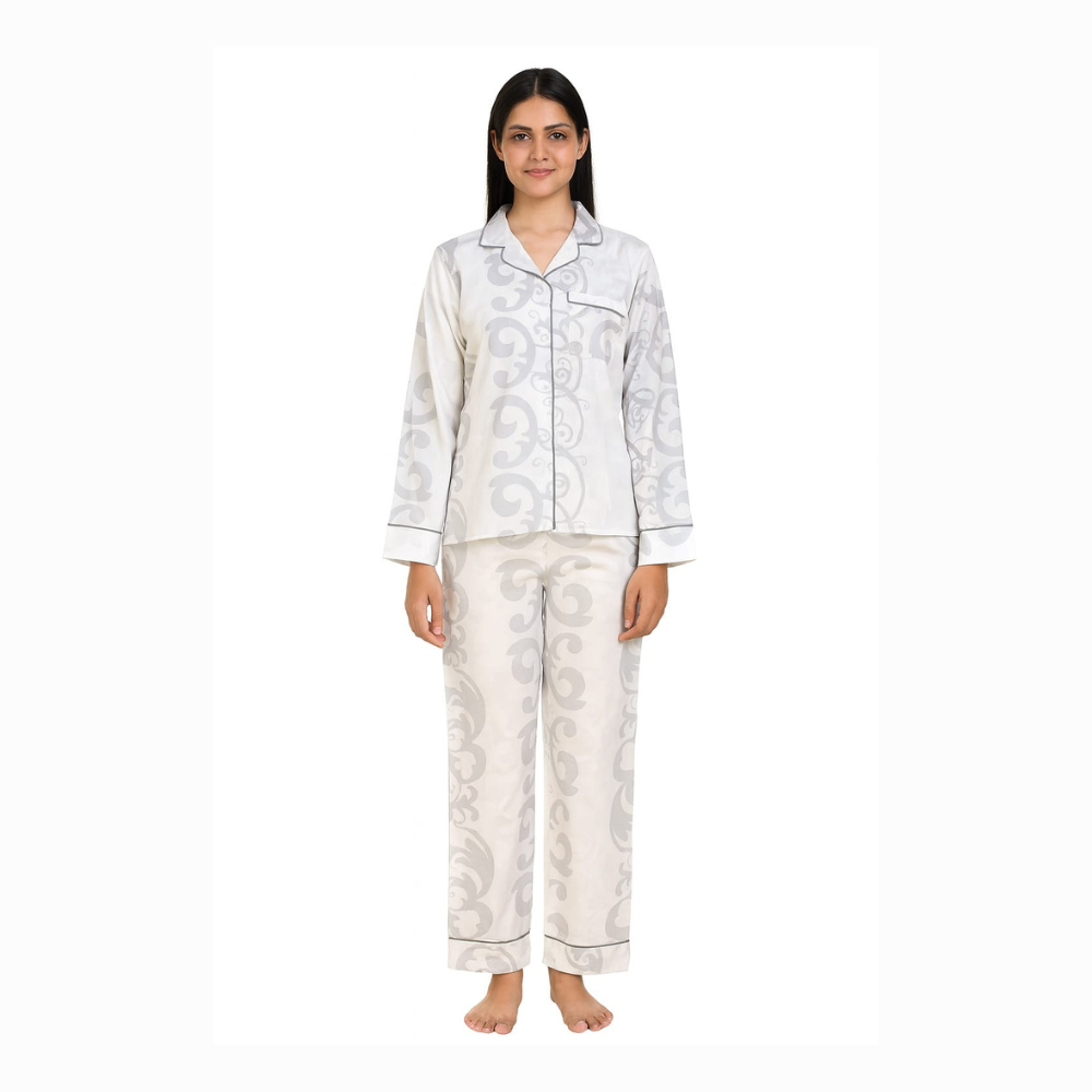 Mova Elegant Floral Pajama Set
