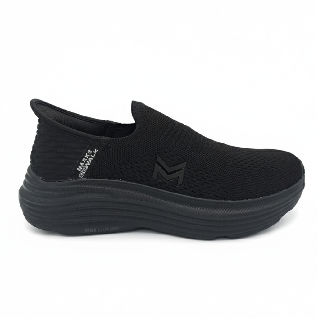 Max Cushion Slip On Sneakers 998 - Black