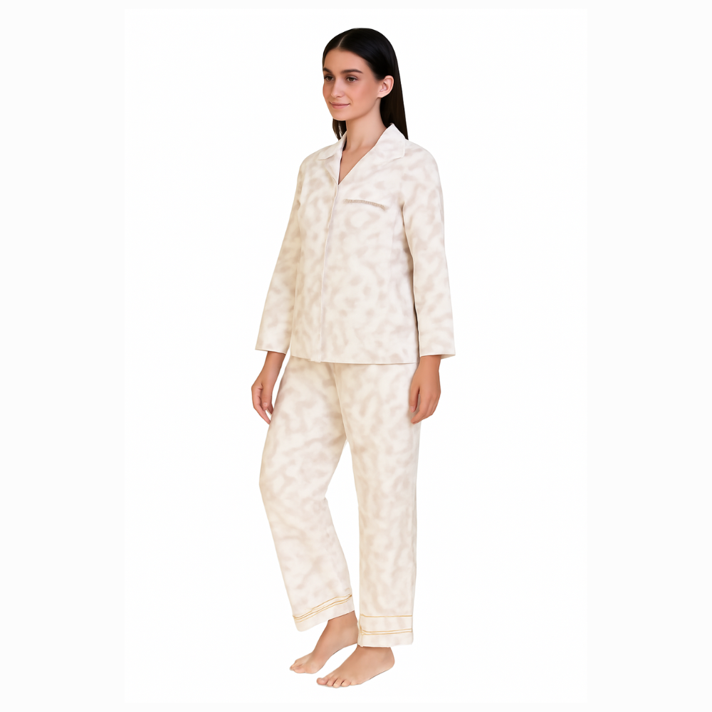 Mova Geometric Print Pajama Set