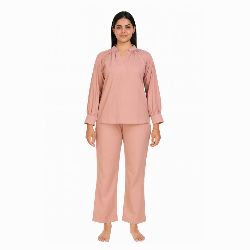 Mova Elegant Pink Co-ord Set