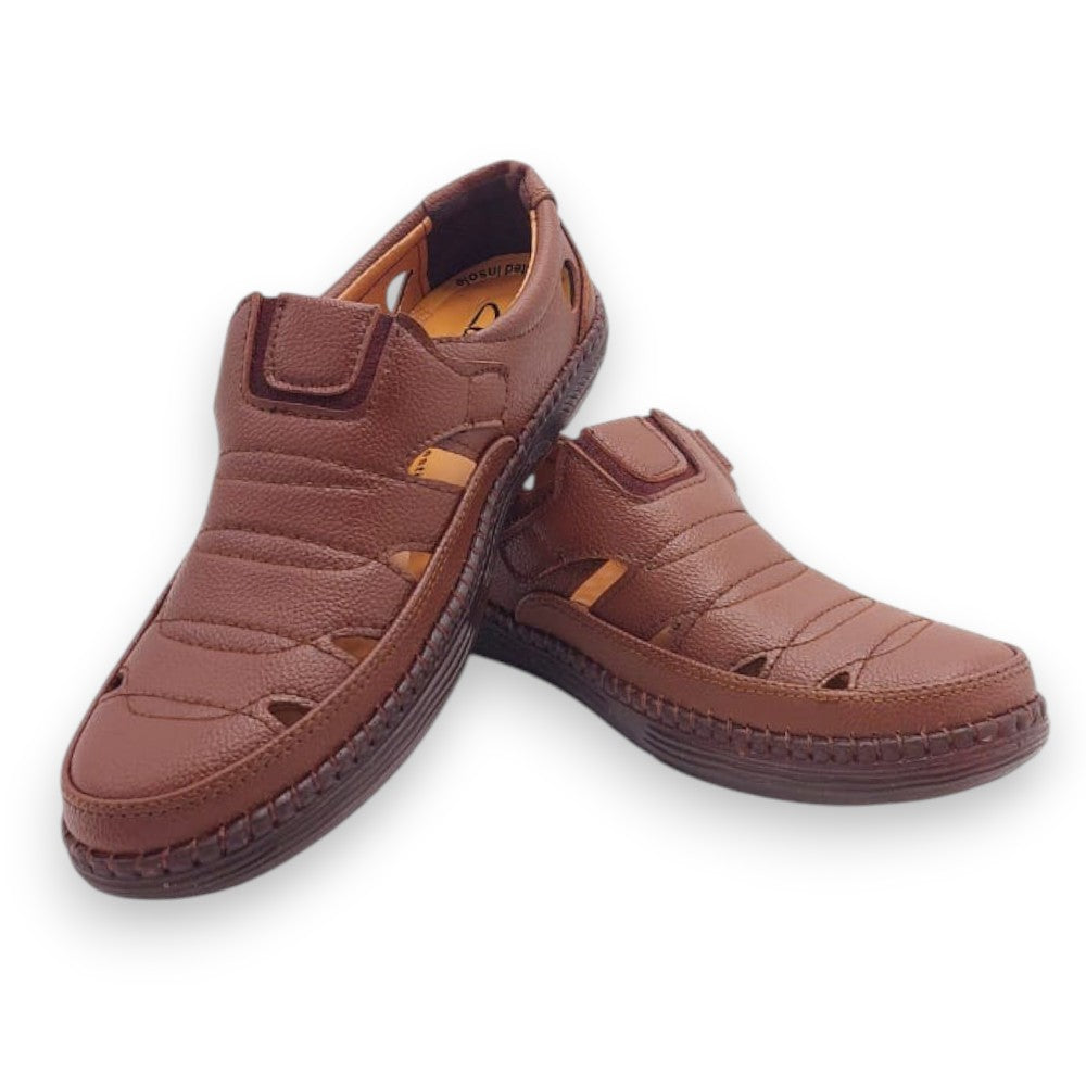 Mova Comfort Fit Rexine Roman RO52-Brown