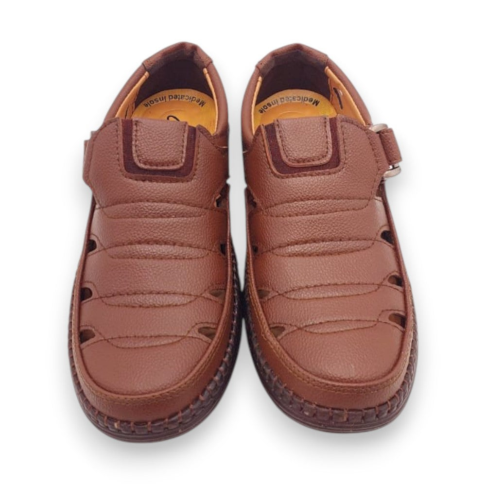 Mova Comfort Fit Rexine Roman RO52-Brown
