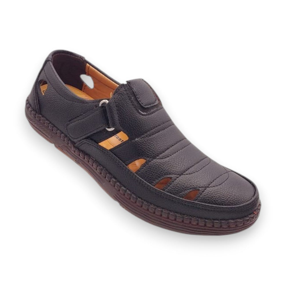 Mova Comfort Fit Rexine Roman RO52-Black