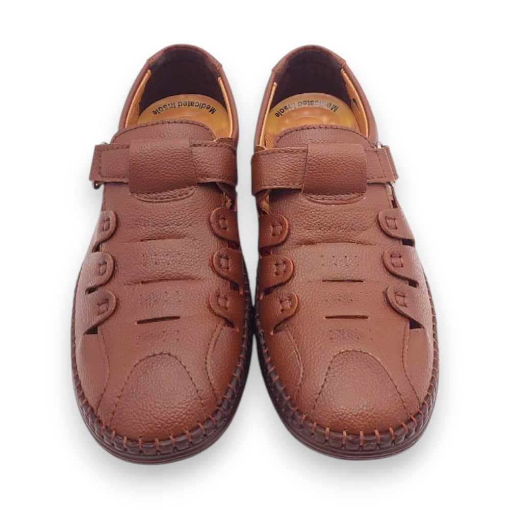 Mova Comfort Fit Rexine Roman RO51-Brown