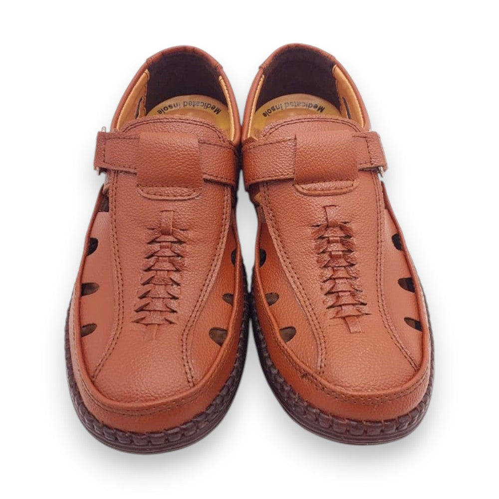 Mova Comfort Fit Rexine Roman RO54-Mustard