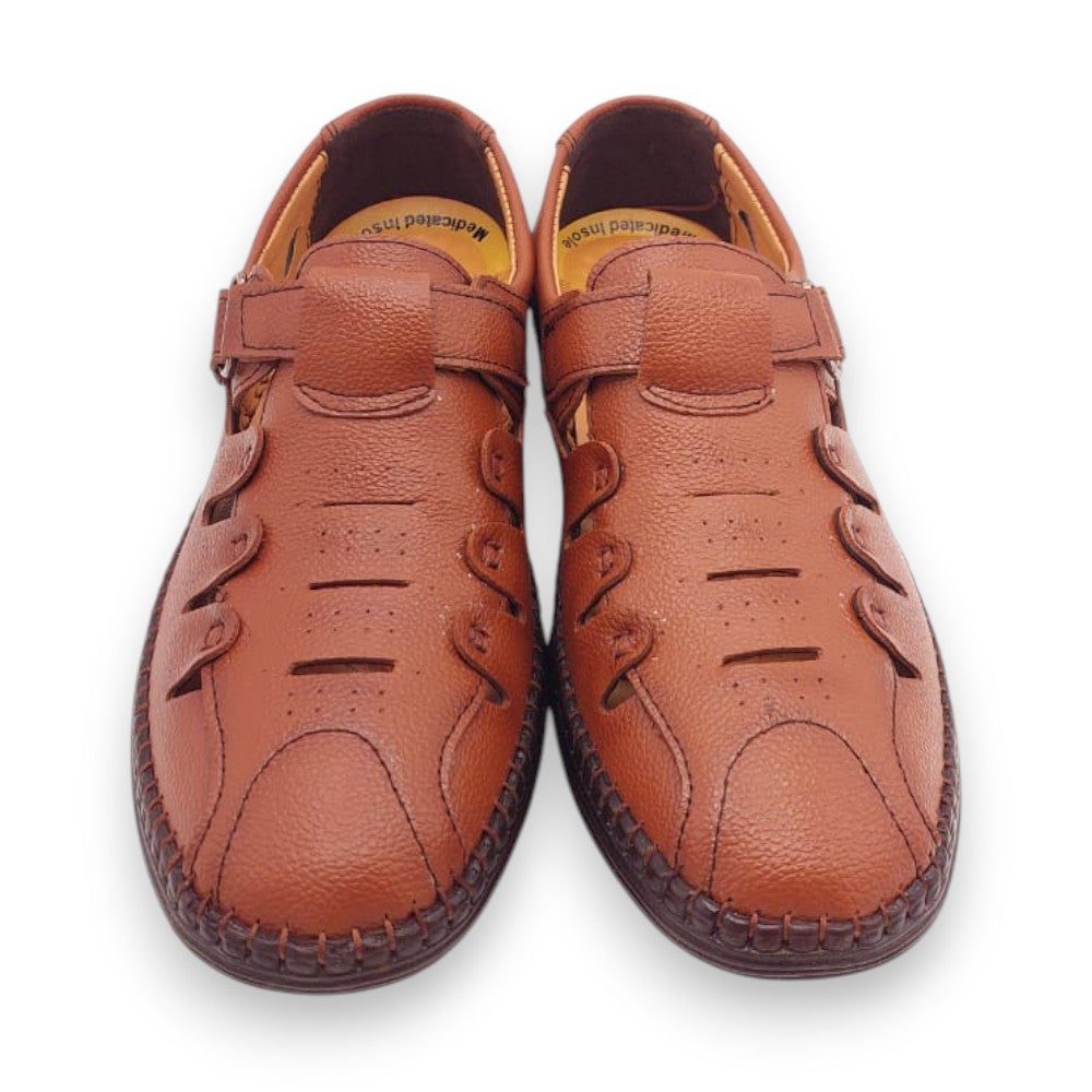 Mova Comfort Fit Rexine Roman RO51-Mustard