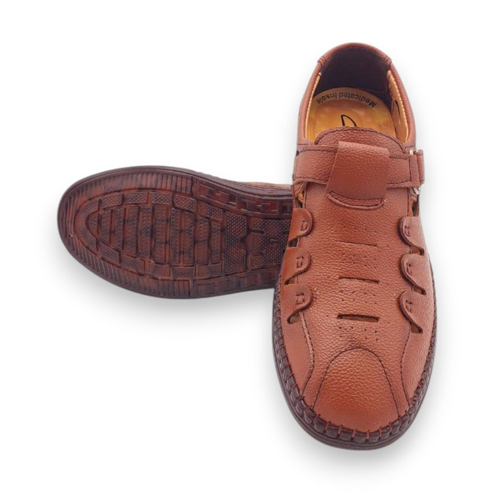 Mova Comfort Fit Rexine Roman RO51-Mustard
