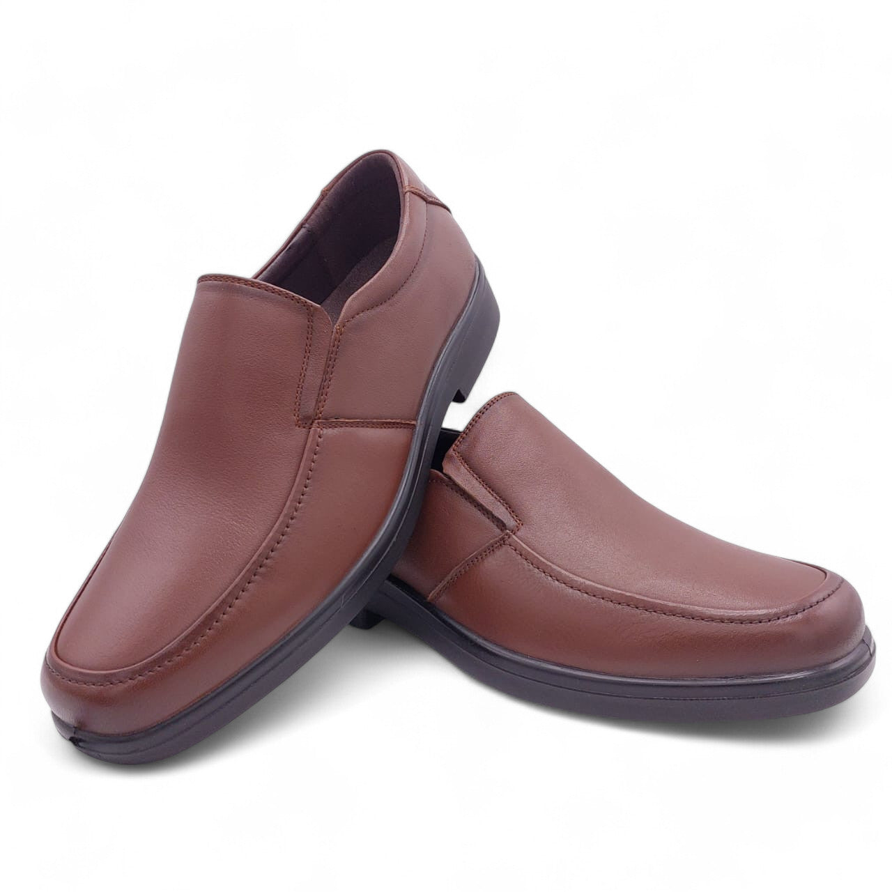 Mova Banker Formal Slip on MF74 - Brown