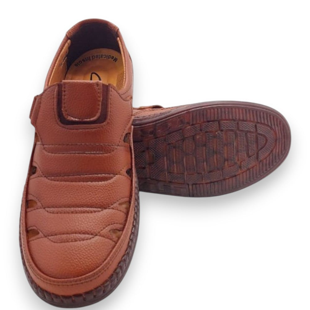 Mova Comfort Fit Rexine Roman RO52-Mustard