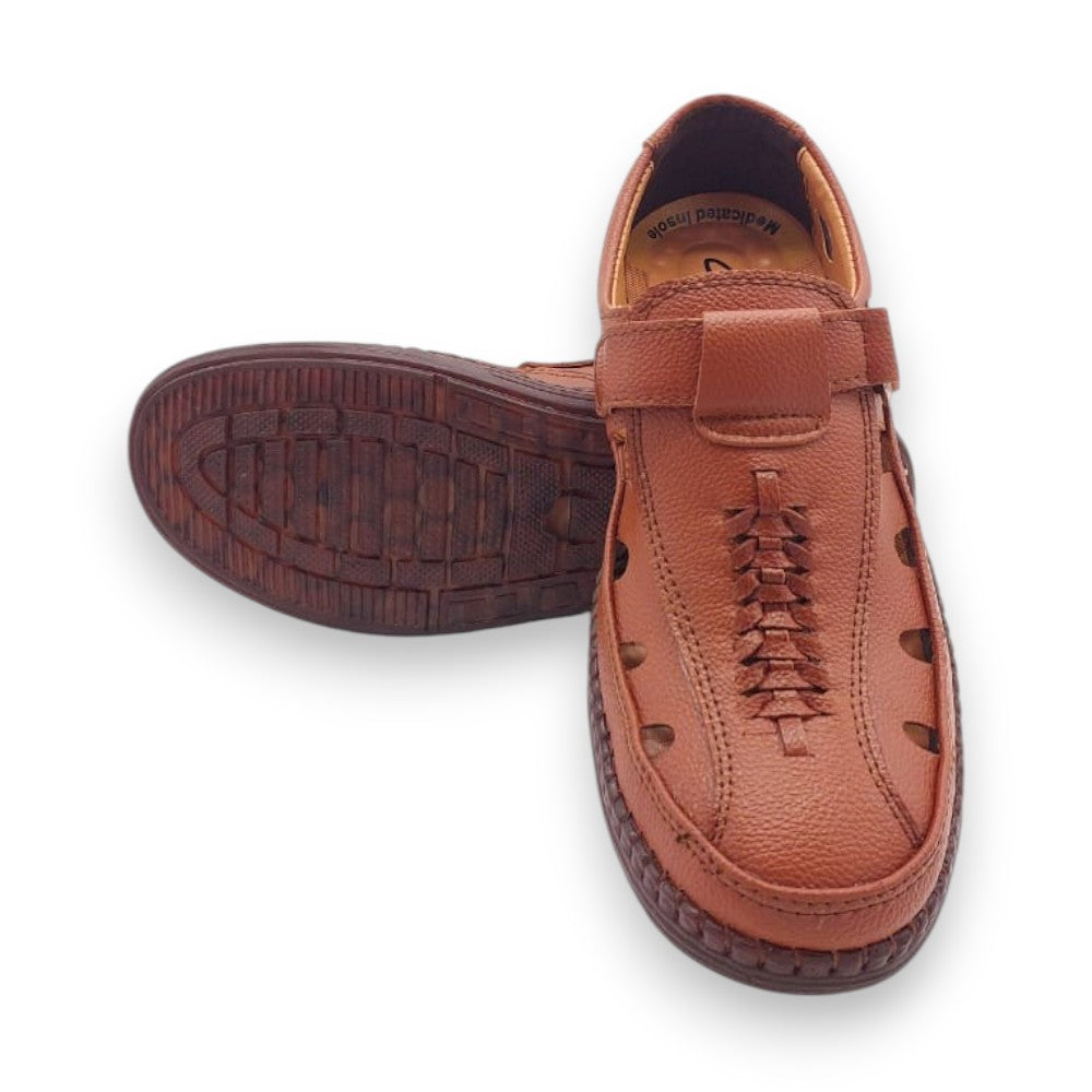 Mova Comfort Fit Rexine Roman RO54-Mustard